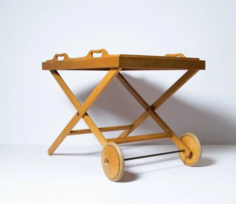 Bar Cart or Tea Trolley by Tapio Wirkkala and Aulis Leinonen Asko